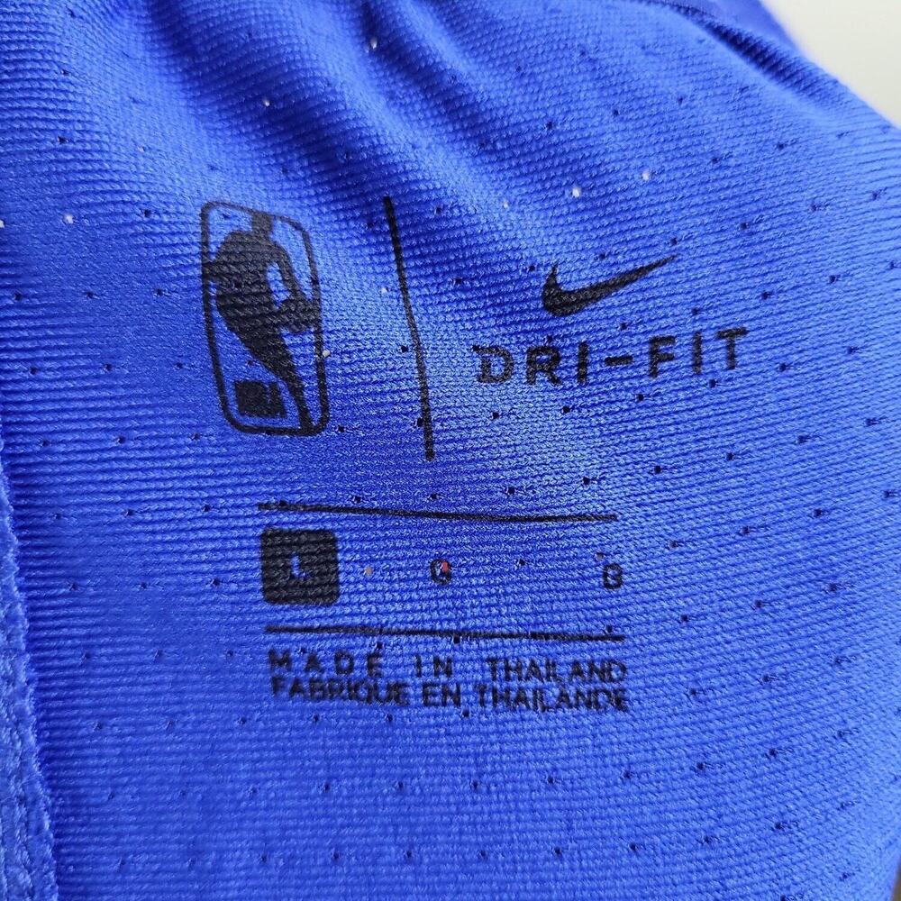 Nike Dri Fit Mens‎ Blue Elastic Waist Basketball Athletic Shorts Size Large - Picture 5 of 9